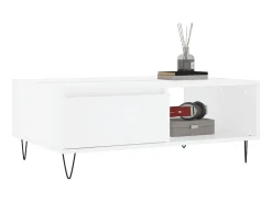 Mesa De Centro* Mesa de centro 90x60x35 cm derivados de madeira PT700822 Branco