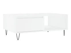 Mesa De Centro* Mesa de centro 90x60x35 cm derivados de madeira PT700822 Branco