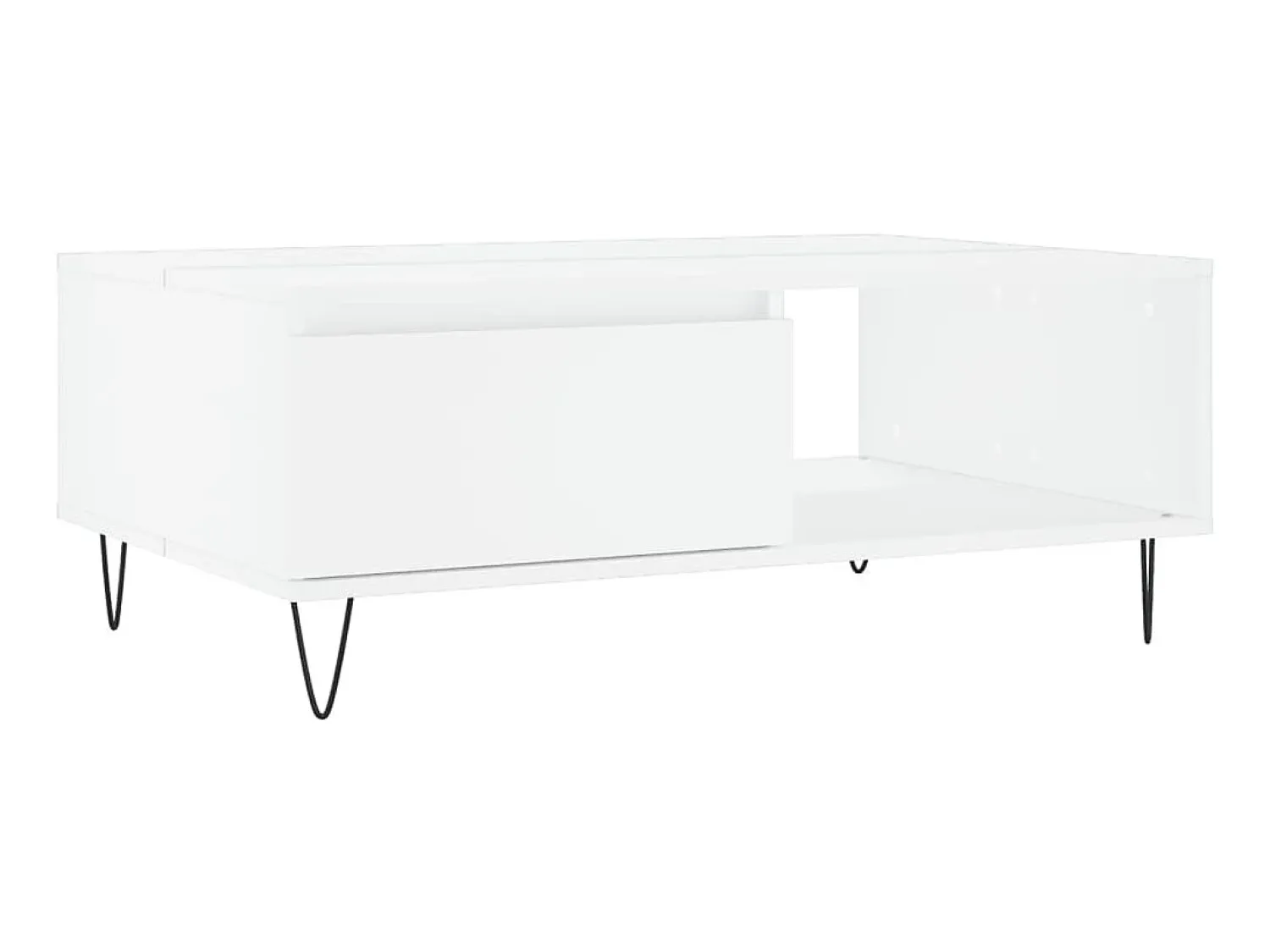 Mesa De Centro* Mesa de centro 90x60x35 cm derivados de madeira PT700822 Branco
