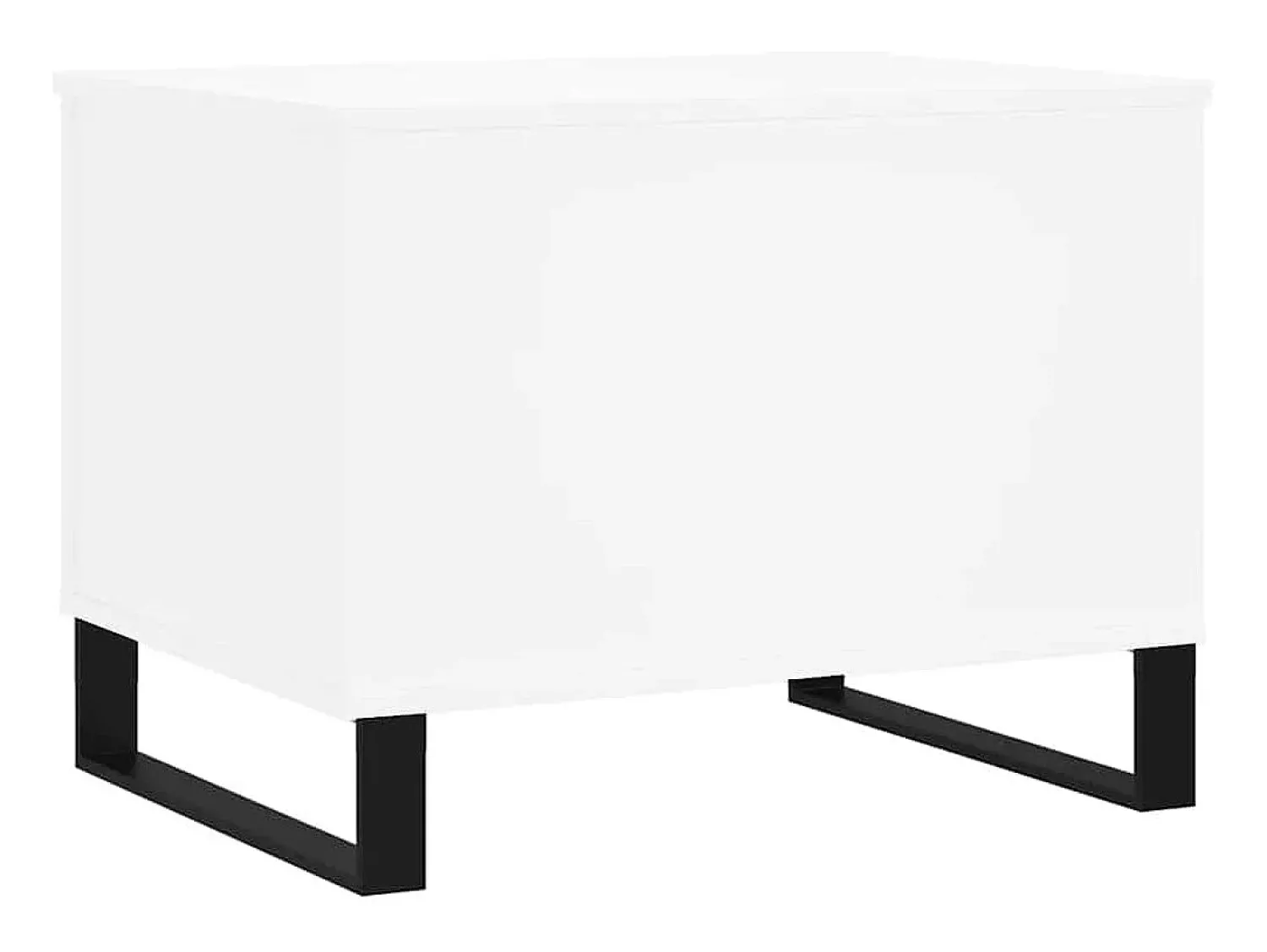 Mesa De Centro*vidaxl Mesa de centro 60x44,5x45 cm derivados de madeira Branco