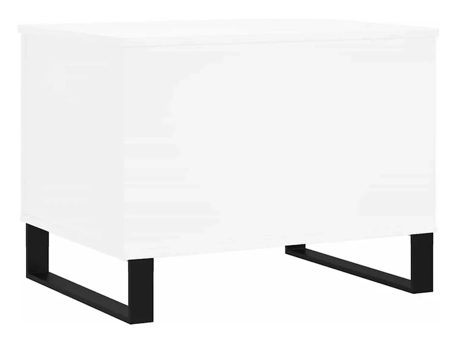 Mesa De Centro*vidaxl Mesa de centro 60x44,5x45 cm derivados de madeira Branco
