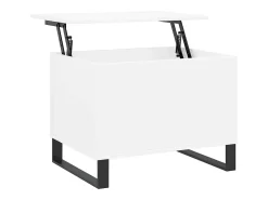 Mesa De Centro*vidaxl Mesa de centro 60x44,5x45 cm derivados de madeira Branco