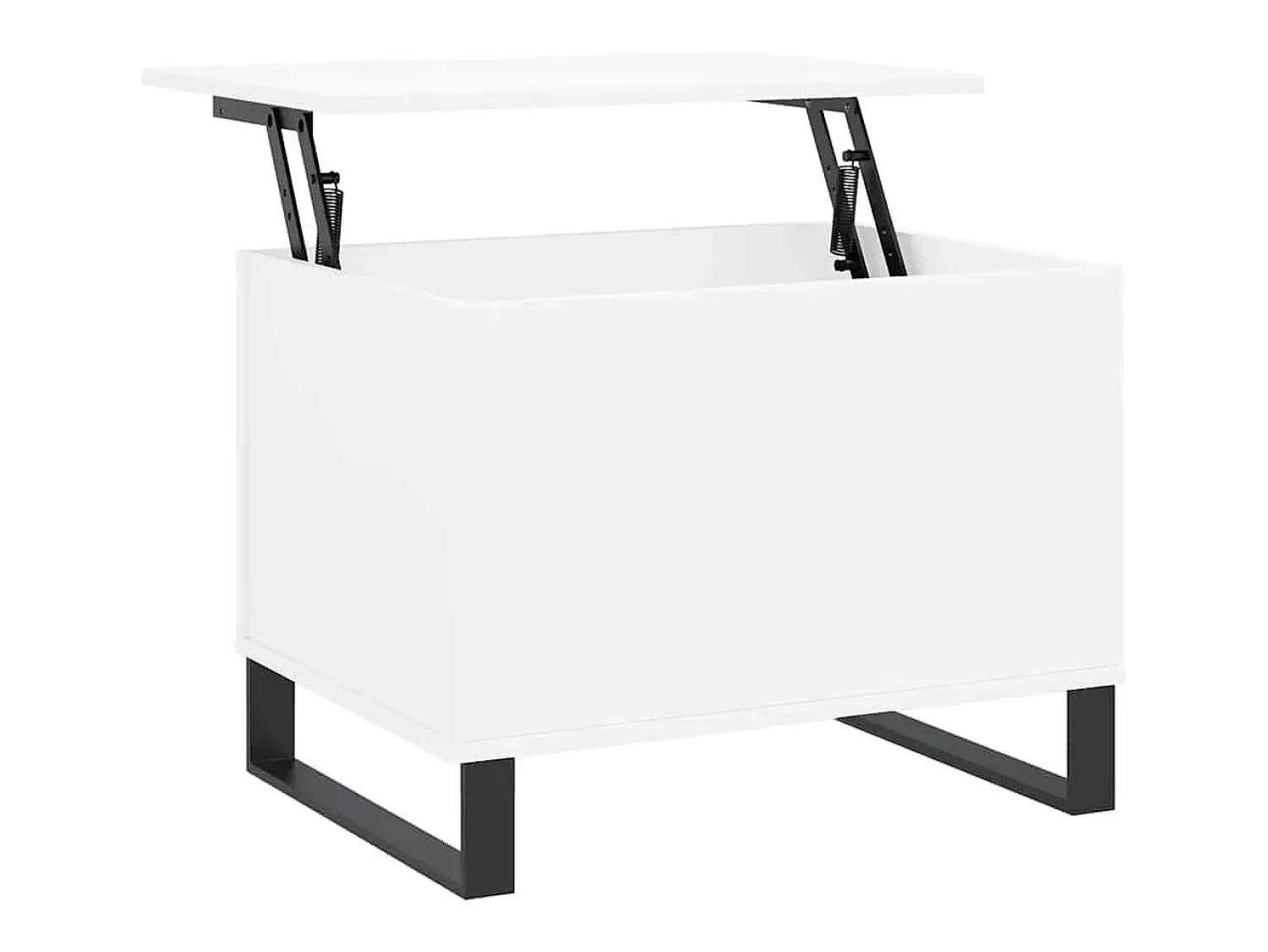 Mesa De Centro*vidaxl Mesa de centro 60x44,5x45 cm derivados de madeira Branco