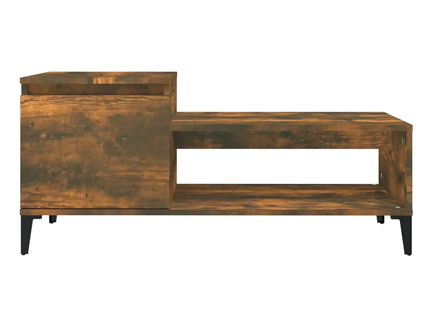 Mesa De Centro* Mesa de centro 100x50x45 cm derivados madeira carvalho fumado PT918355 Castanho