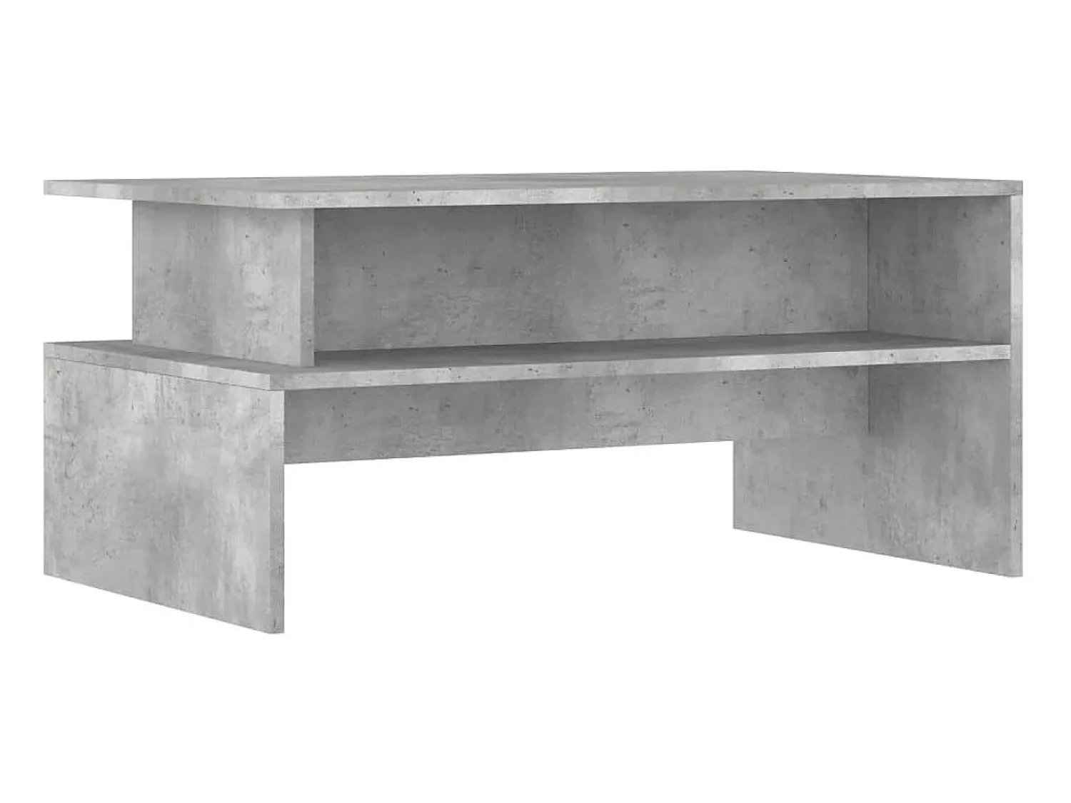 Mesa de centro 90x55x42,5 cm derivados de madeira cinza cimento PT711635^ Mesa De Centro