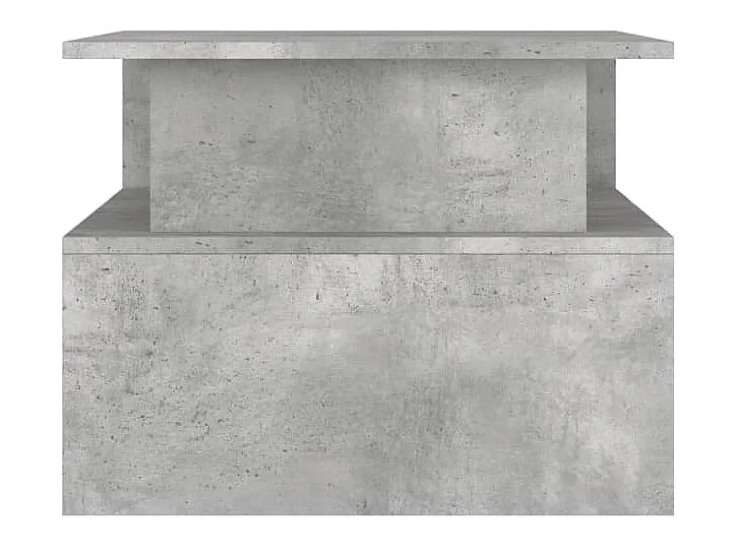 Mesa de centro 90x55x42,5 cm derivados de madeira cinza cimento PT711635^ Mesa De Centro