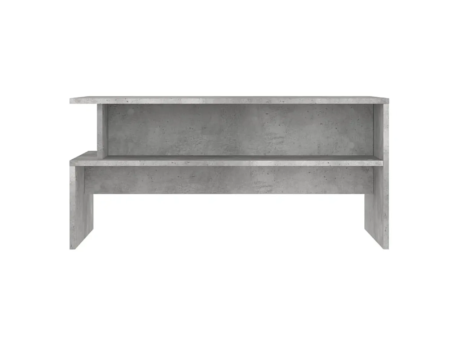 Mesa de centro 90x55x42,5 cm derivados de madeira cinza cimento PT711635^ Mesa De Centro