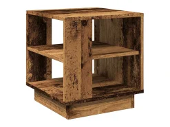 Mesa De Apoio|vidaxl Mesa de centro 40x40x43 cm derivados de madeira madeira velha Natural claro