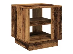 Mesa De Apoio|vidaxl Mesa de centro 40x40x43 cm derivados de madeira madeira velha Natural claro