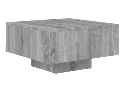 Mesa de centro 60x60x31,5 cm derivados de madeira cinza sonoma PT143788^ Mesa De Centro