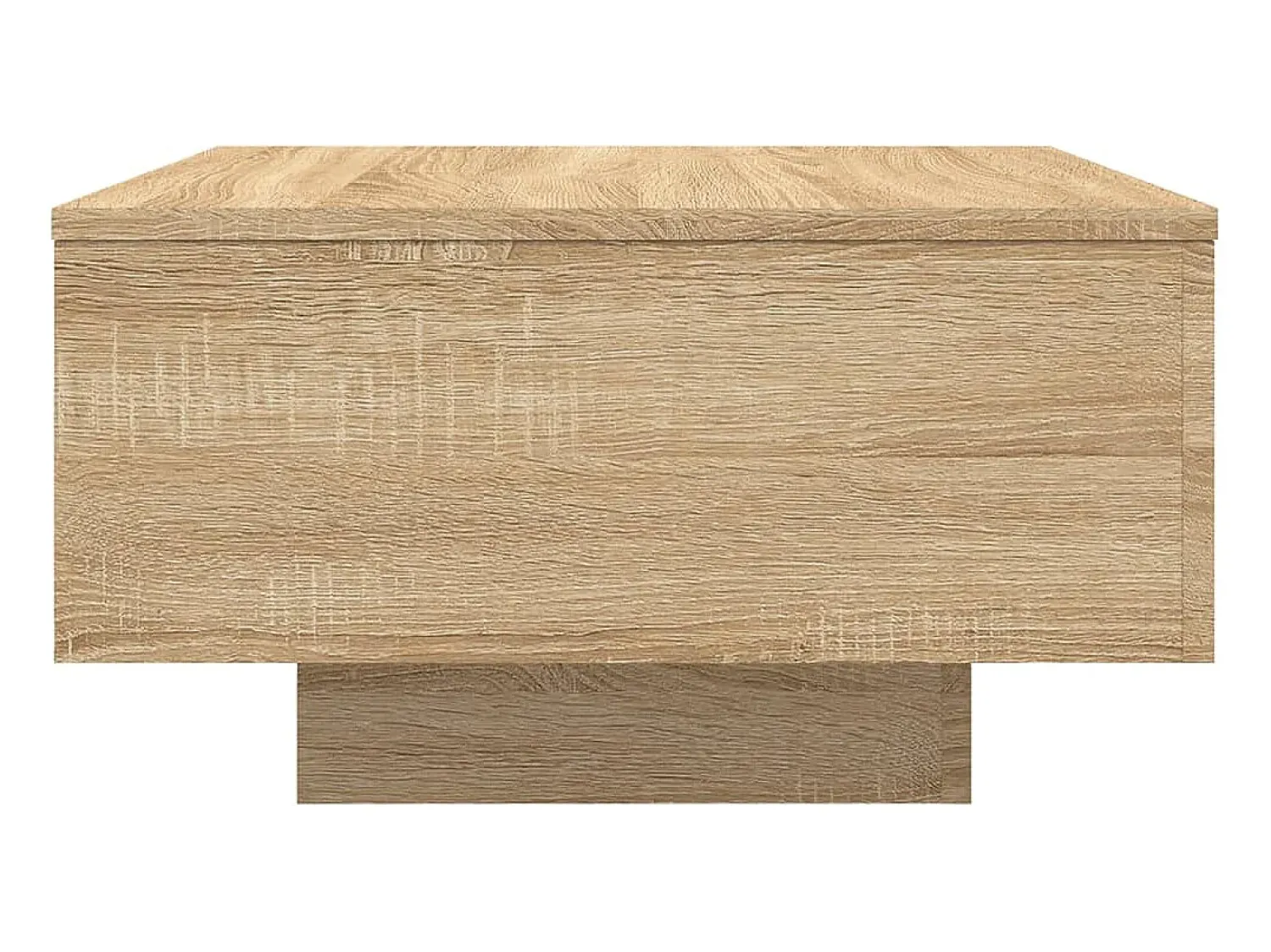 Mesa De Centro* Mesa de centro 55x55x31 cm derivados de madeira carvalho sonoma PT475983 Castanho