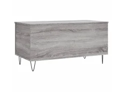 Mesa De Centro| Mesa de centro 90x44,5x45 cm derivados de madeira cinza sonoma PT373042 Cinzento
