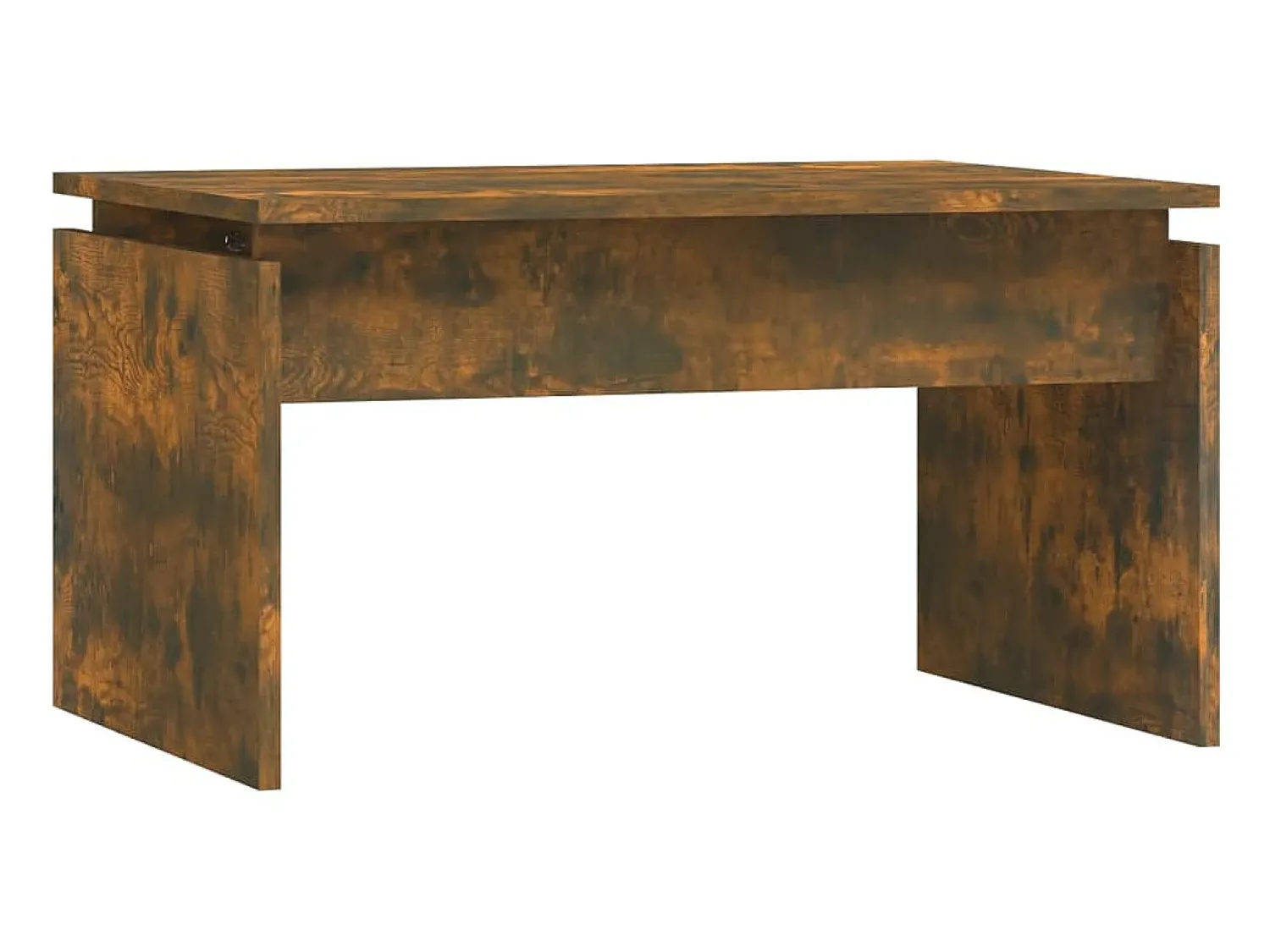 Mesa De Centro* Mesa de centro 68x50x38 cm derivados de madeira carvalho fumado PT274166 Castanho