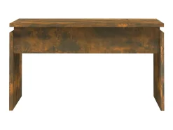 Mesa De Centro* Mesa de centro 68x50x38 cm derivados de madeira carvalho fumado PT274166 Castanho