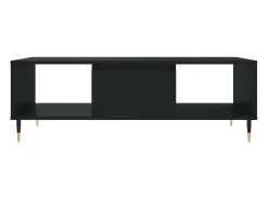 Mesa De Centro*vidaxl Mesa de centro 104x60x35 cm derivados de madeira Preto