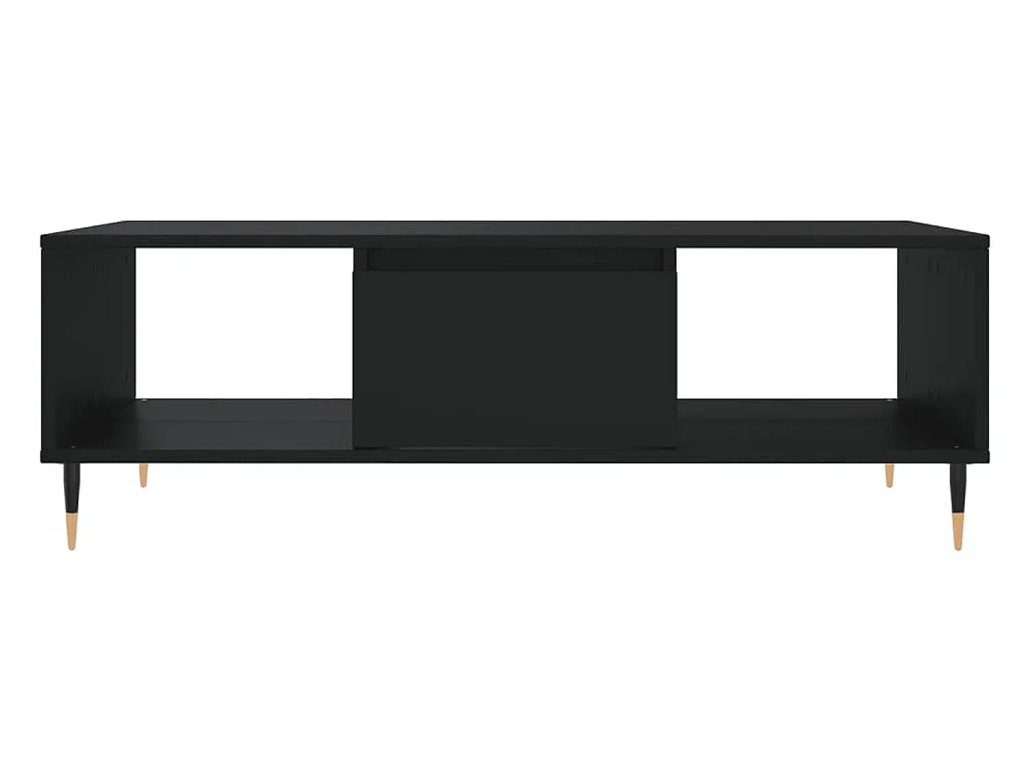 Mesa De Centro*vidaxl Mesa de centro 104x60x35 cm derivados de madeira Preto