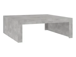 Mesa de centro 100x100x35 cm derivados madeira cimento PT333172^ Mesa De Centro