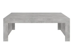 Mesa de centro 100x100x35 cm derivados madeira cimento PT333172^ Mesa De Centro