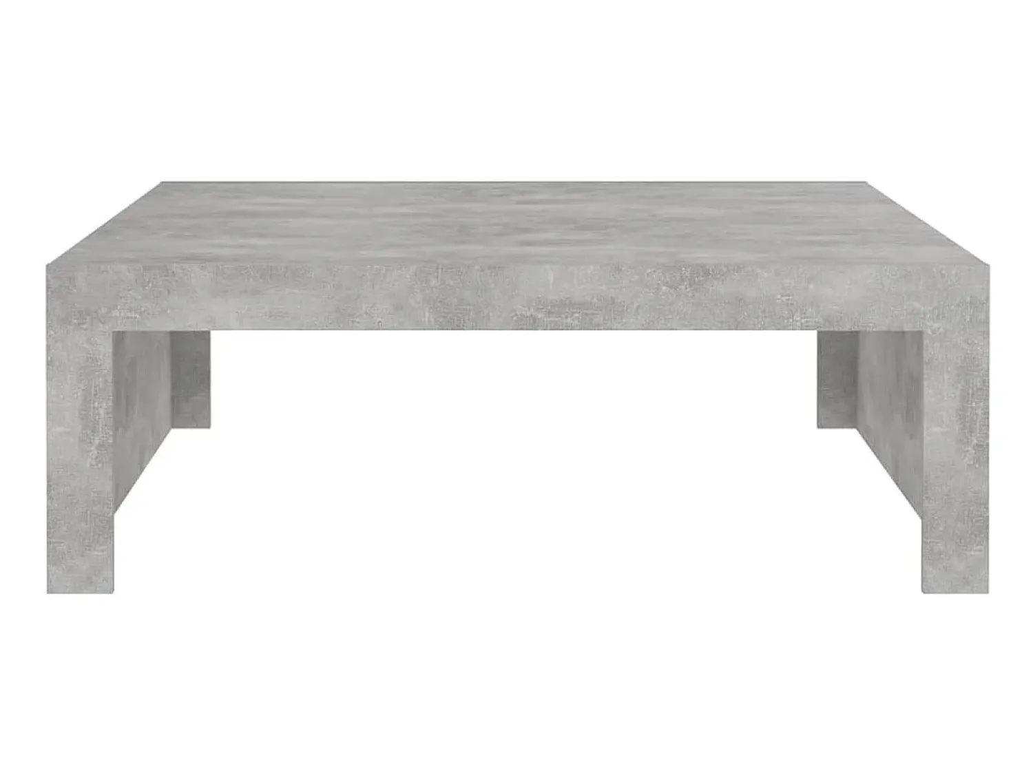 Mesa de centro 100x100x35 cm derivados madeira cimento PT333172^ Mesa De Centro