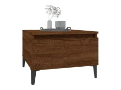 Mesa de centro 50x46x35 cm derivados madeira carvalho PT663711^ Mesa De Centro