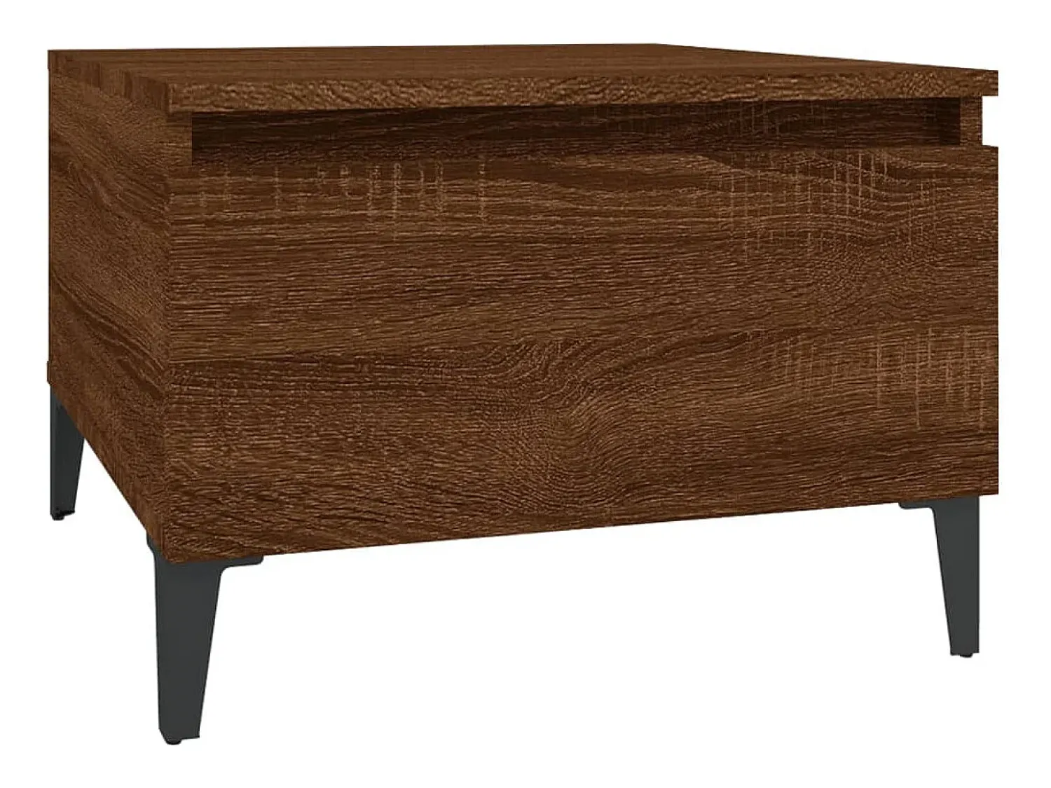 Mesa de centro 50x46x35 cm derivados madeira carvalho PT663711^ Mesa De Centro