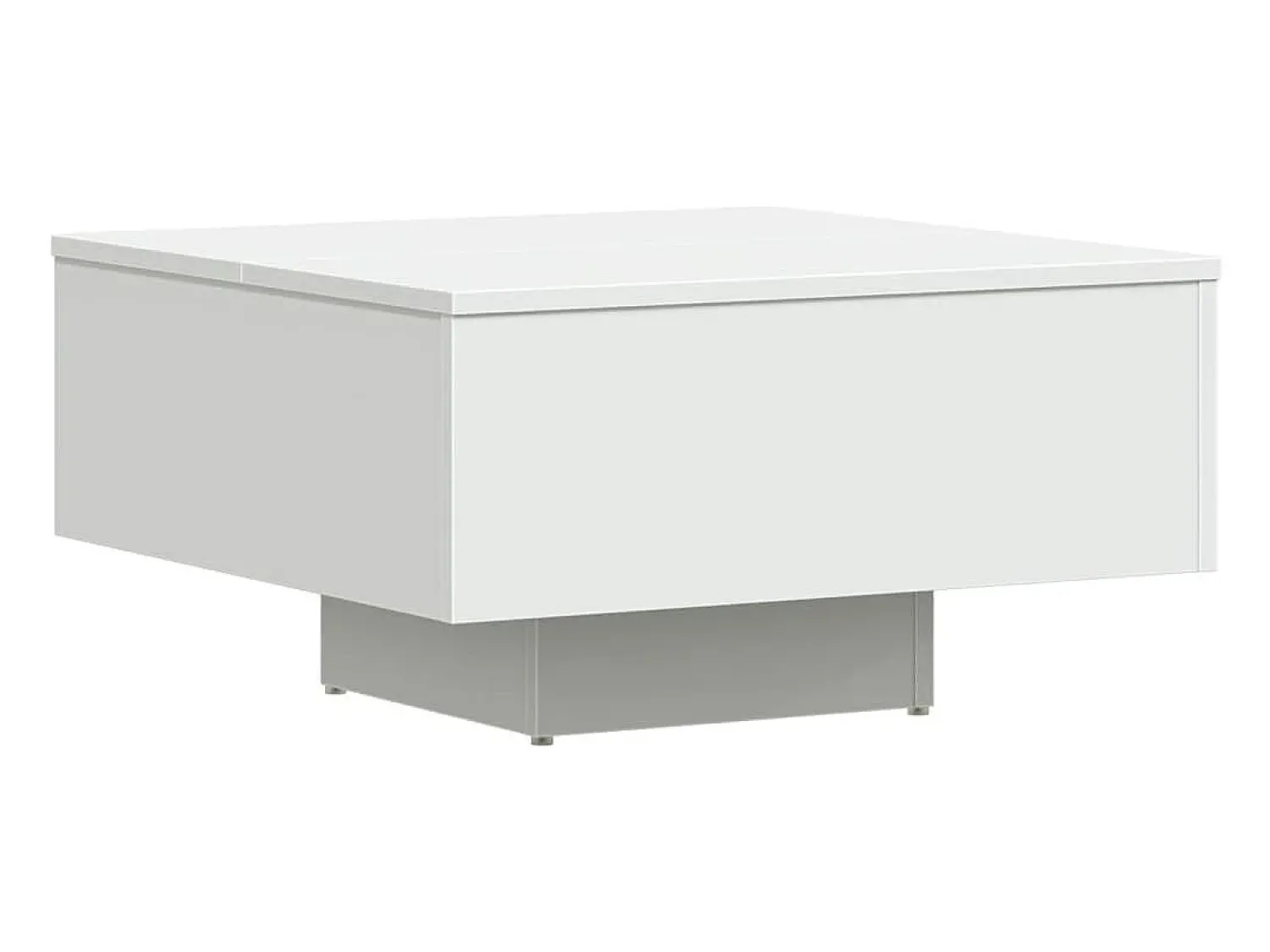 Mesa De Centro|vidaxl Mesa de centro 60x60x31,5 cm derivados de madeira Branco