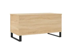 Mesa de centro 90x44,5x45 cm derivados madeira carvalho sonoma PT264490^ Mesa De Centro