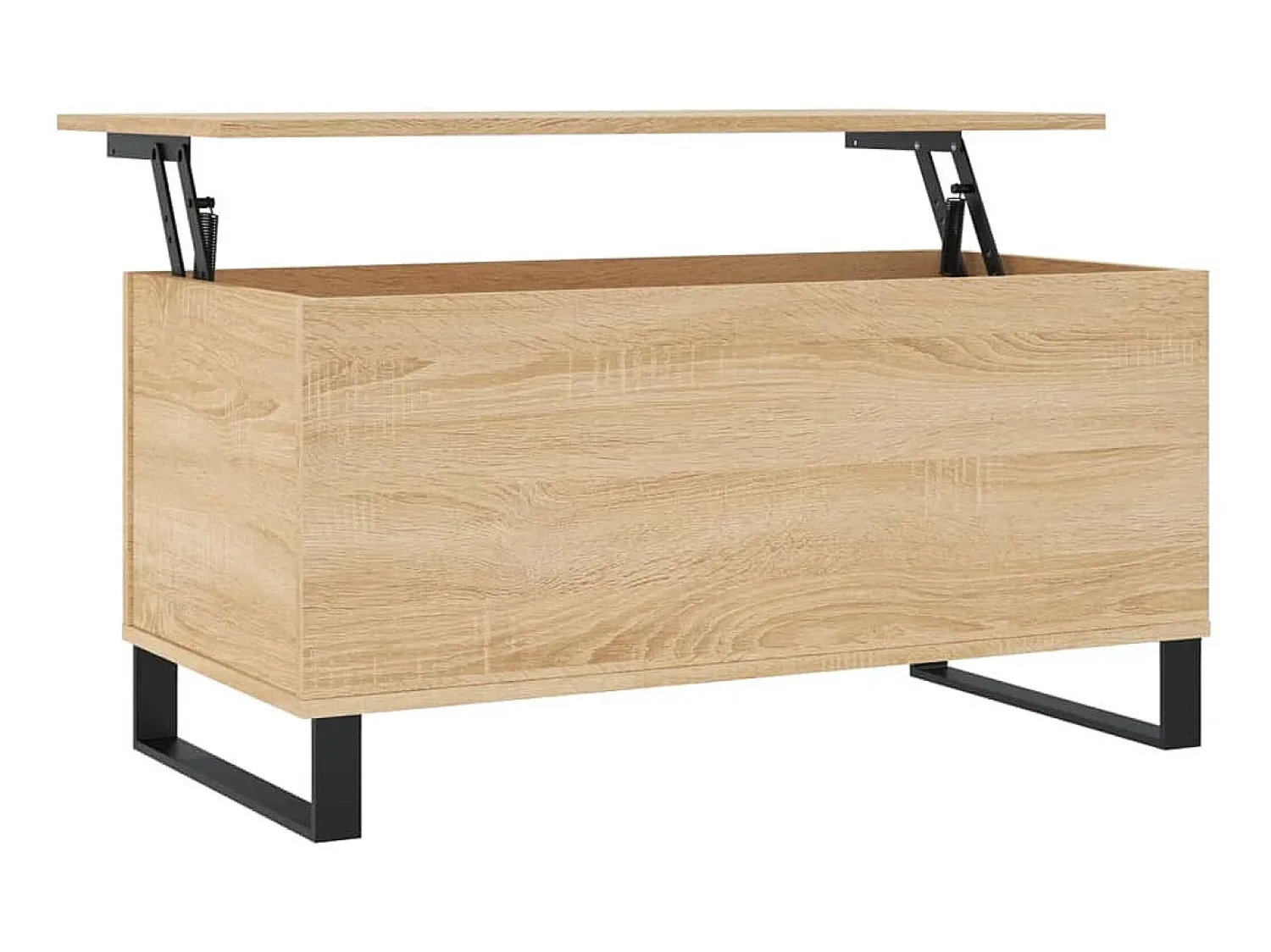 Mesa de centro 90x44,5x45 cm derivados madeira carvalho sonoma PT264490^ Mesa De Centro