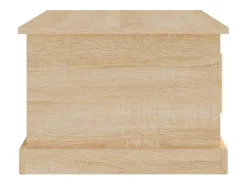 vidaxl Mesa de centro 50x50x35 cm derivados de madeira carvalho sonoma Natural claro