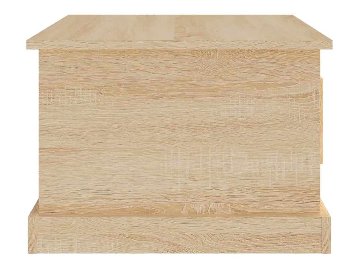 vidaxl Mesa de centro 50x50x35 cm derivados de madeira carvalho sonoma Natural claro