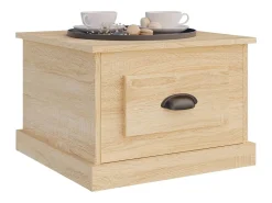 vidaxl Mesa de centro 50x50x35 cm derivados de madeira carvalho sonoma Natural claro