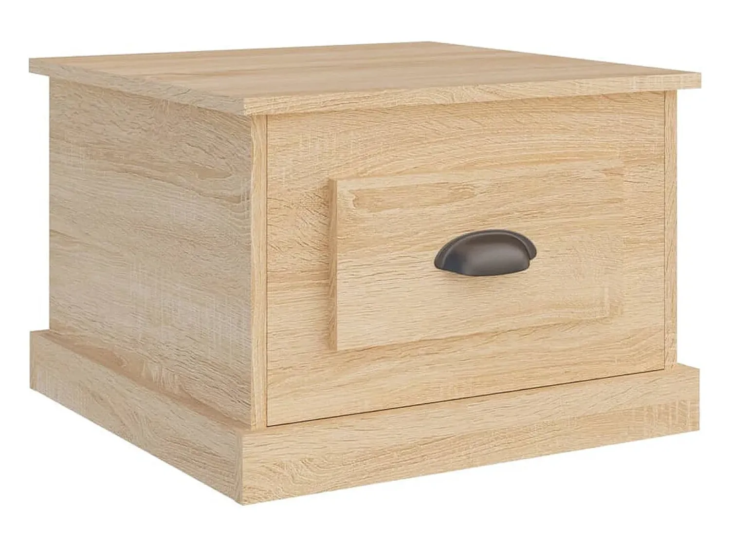 vidaxl Mesa de centro 50x50x35 cm derivados de madeira carvalho sonoma Natural claro