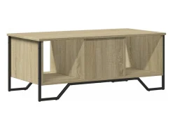 Mesa De Centro|vidaxl Mesa de centro 100x51x40 cm derivados madeira carvalho sonoma Natural claro