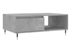 vidaxl Mesa de centro 90x60x35 cm derivados madeira cimento^ Mesa De Centro