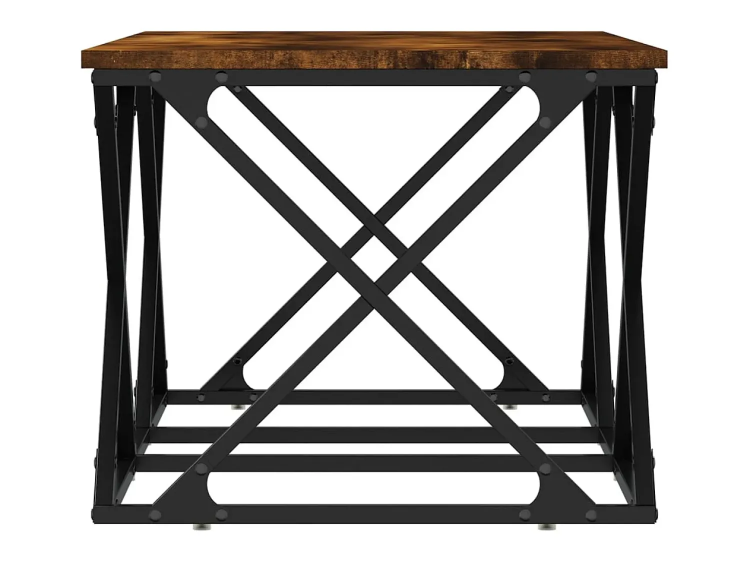 Mesa De Centro|vidaxl Mesa de centro 100x49x40 cm derivados madeira carvalho fumado Natural claro