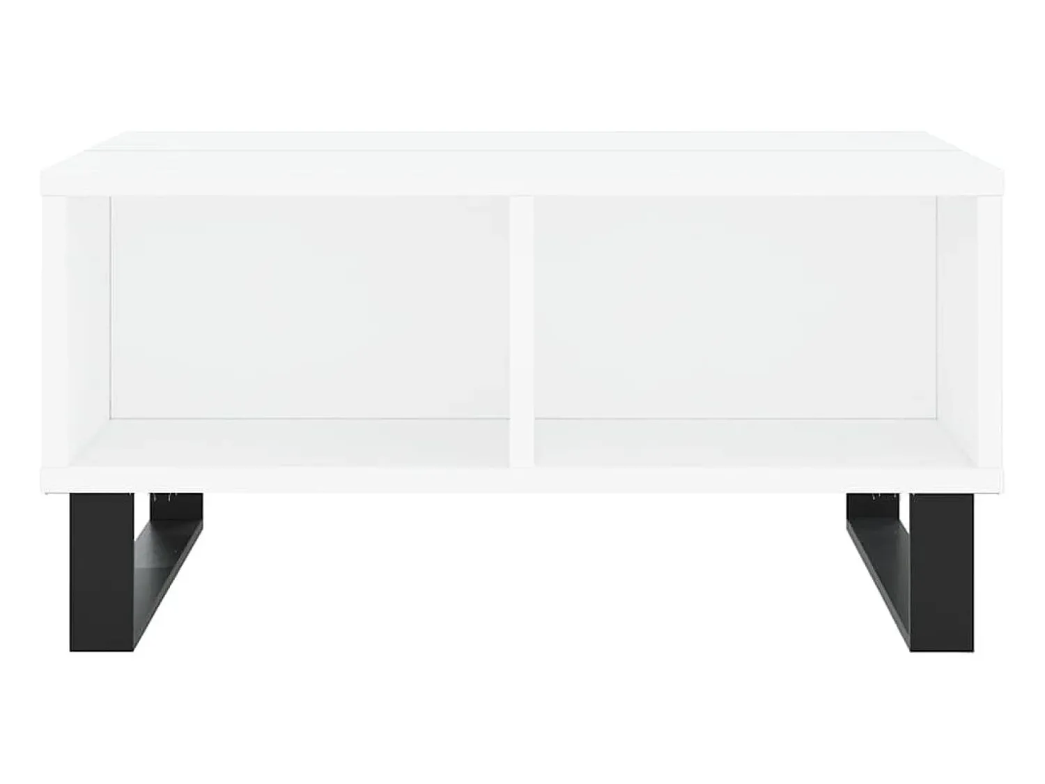 Mesa De Centro|vidaxl Mesa de centro 60x60x30 cm derivados de madeira Branco