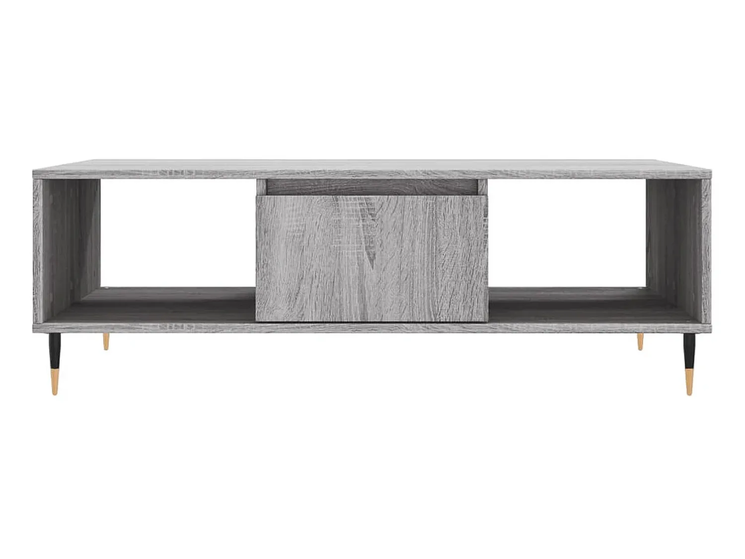 Mesa De Centro* Mesa de centro 104x60x35 cm derivados madeira sonoma PT637950 Cinzento