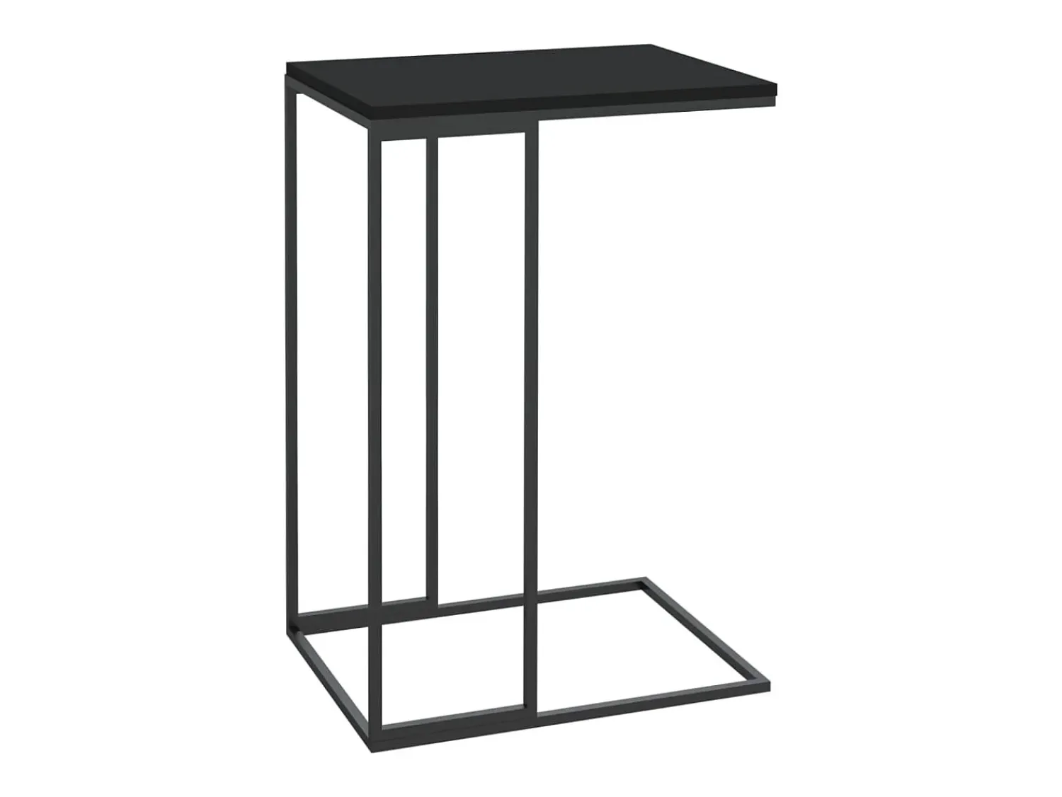 Sale Mesa de centro 40x30x59 cm derivados de madeira PT348522 Preto