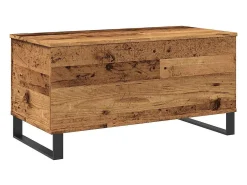 vidaxl Mesa de centro 90x44,5x45 cm derivados de madeira madeira velha^ Mesa De Centro