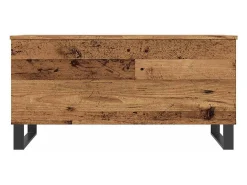 vidaxl Mesa de centro 90x44,5x45 cm derivados de madeira madeira velha^ Mesa De Centro