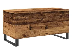 vidaxl Mesa de centro 90x44,5x45 cm derivados de madeira madeira velha^ Mesa De Centro