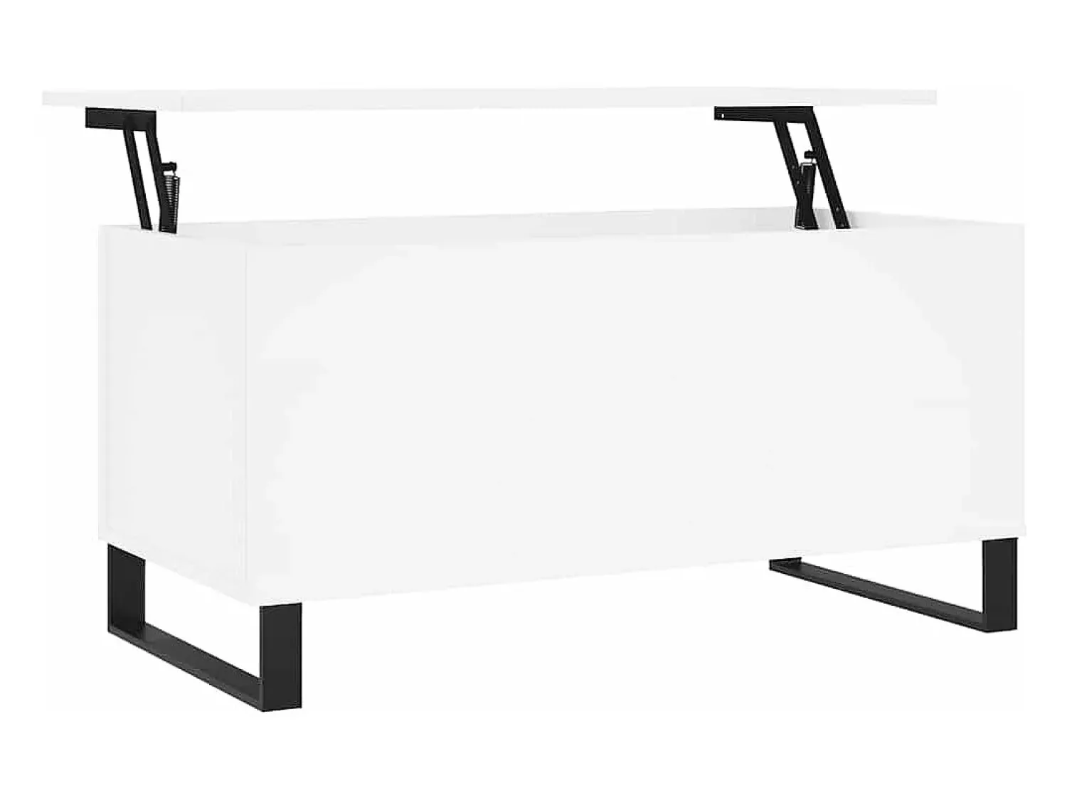 Mesa De Centro*vidaxl Mesa de centro 90x44,5x45 cm derivados de madeira Branco