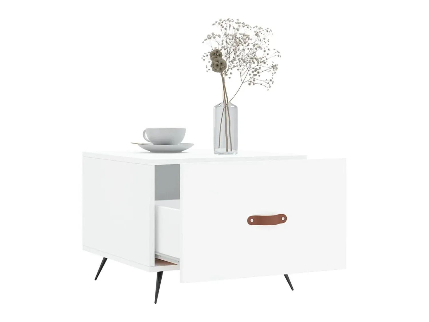 Sale Mesa de centro 50x50x40 cm derivados de madeira PT170095 Branco