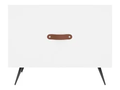 Best vidaxl Mesa de centro 50x50x40 cm derivados de madeira Branco