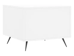 Best vidaxl Mesa de centro 50x50x40 cm derivados de madeira Branco