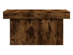 Clearance Mesa de centro 100x55x40 cm derivados madeira carvalho fumado PT359721 Castanho