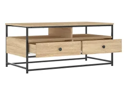 Clearance Mesa de centro 100x51x45 cm derivados madeira carvalho sonoma PT430697 Castanho