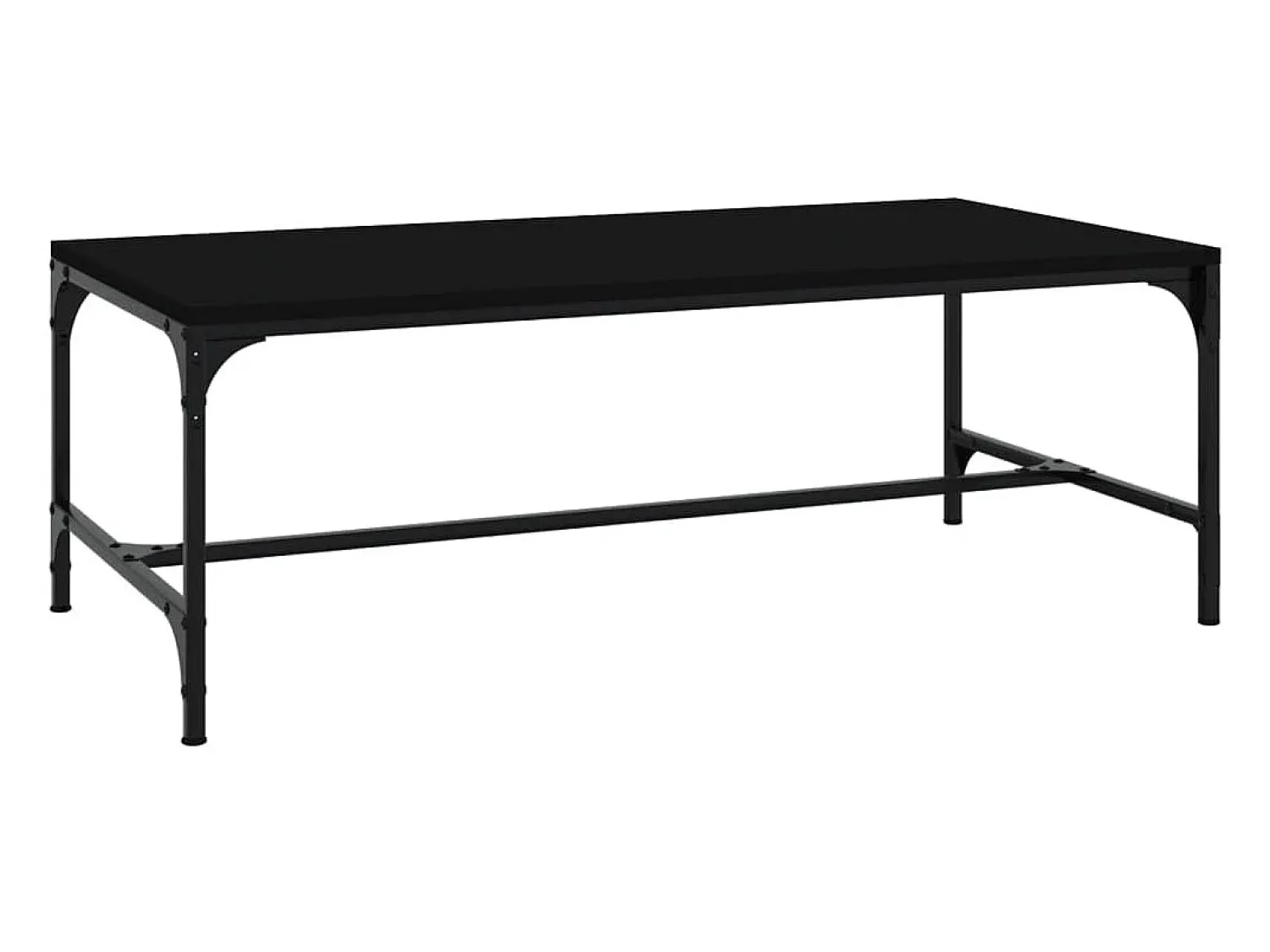 Online Mesa de centro 100x50x35 cm derivados de madeira PT378124 Preto