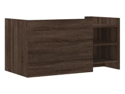 Mesa De Centro*vidaxl Mesa de centro 100x50x50 cm deriv. madeira carvalho castanho Natural claro