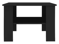 Outlet vidaxl Mesa de centro 60x60x42 cm derivados de madeira Preto